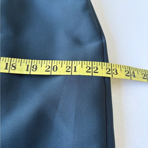 Talbots Cowl Neck Sheath Style Sleeveless Teal Dress Size 16P Sophisticated - Picture 11 of 11